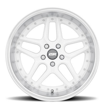 ESR Wheels CS15 Gloss White Machine Lip 18x8.5 +35 5x114.3mm 72.6mm - Wheelwiz