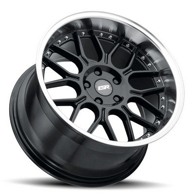 ESR Wheels CS18 GLOSS BLACK MACHINE LIP 19x8.5 +40 5x112mm 66.6mm