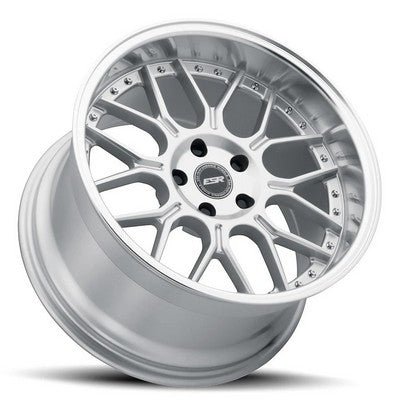 ESR Wheels CS18 HYPER SILVER MACHINE LIP 19x8.5 +40 5x112mm 66.6mm