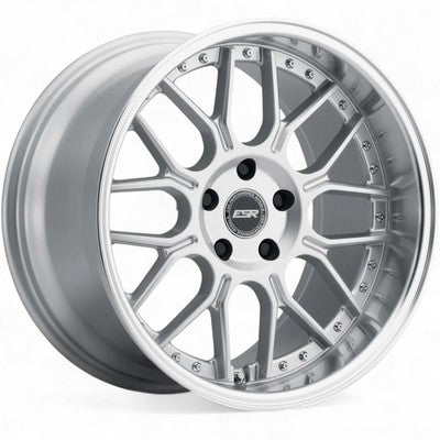 ESR Wheels CS18 HYPER SILVER MACHINE LIP 19x8.5 +40 5x112mm 66.6mm