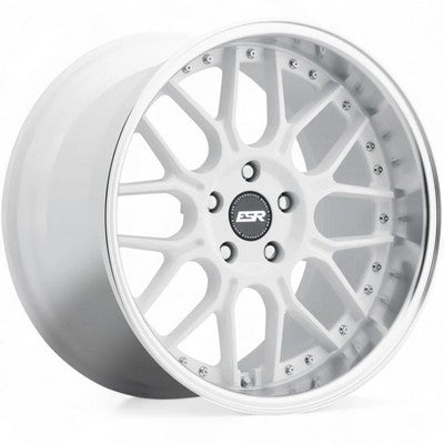 ESR Wheels CS18 GLOSS WHITE MACHINE LIP 18x8.5 +40 5x112mm 66.6mm