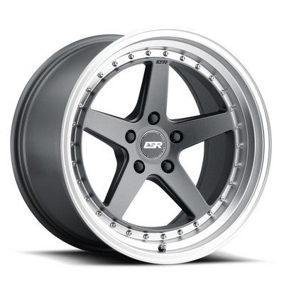 ESR Wheels  Matte Graphite/matte Machine Lip 19x8.5  mm 99mm - Wheelwiz