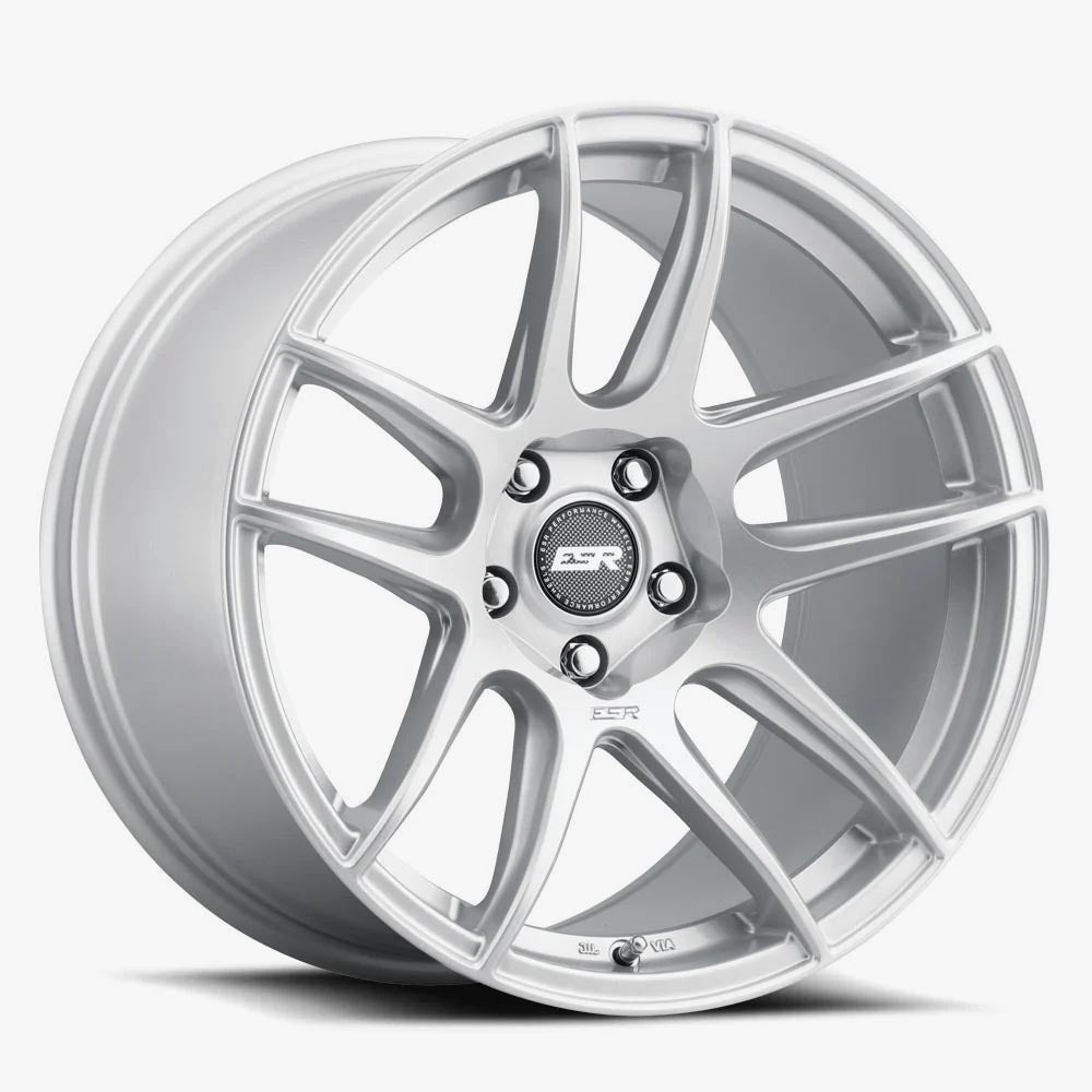 ESR CS8 Hyper Silver 18x10.5 +22 5x108mm 72.6mm - Wheelwiz