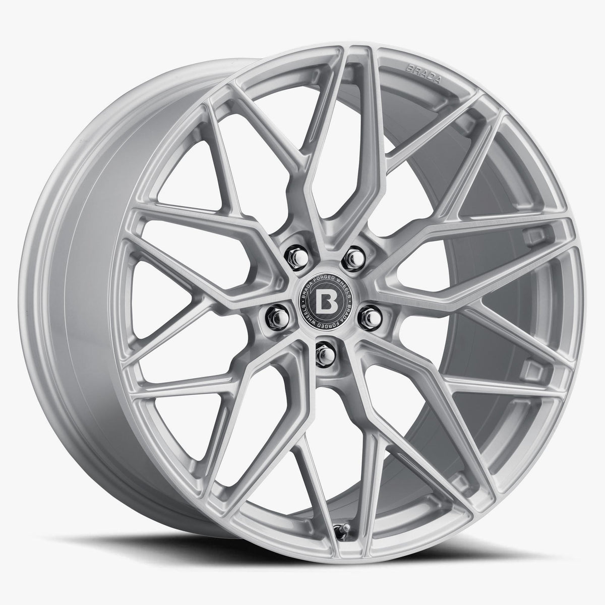 Brada CX3 BRUSHED HYPER SILVER 20x8.5 0 Custommm 72.6mm