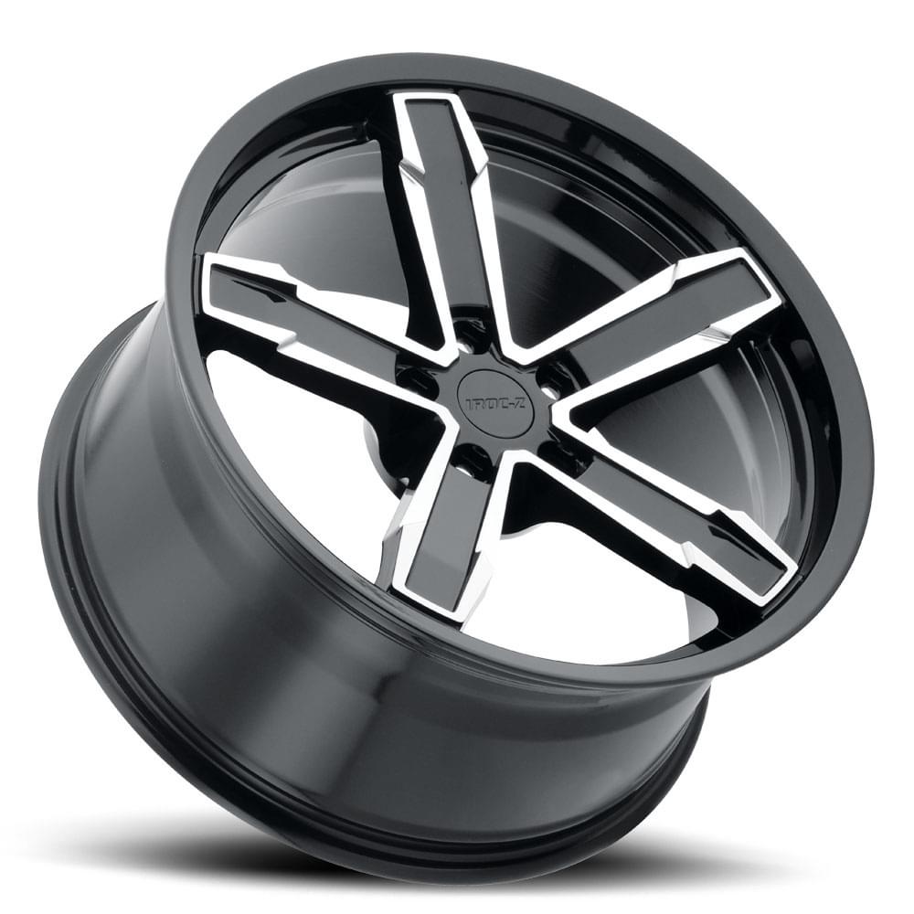 Factory Reproductions Z10 Gloss Black Machine Face 20x11 +43 5x120.65mm 66.9mm
