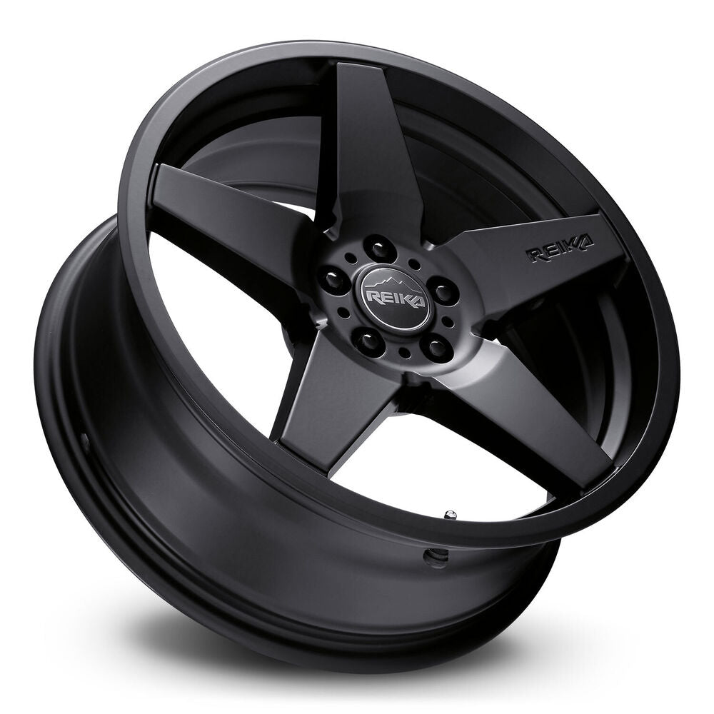 Reika R15 Satin Black 17x7 +15 5x100mm 65.1mm