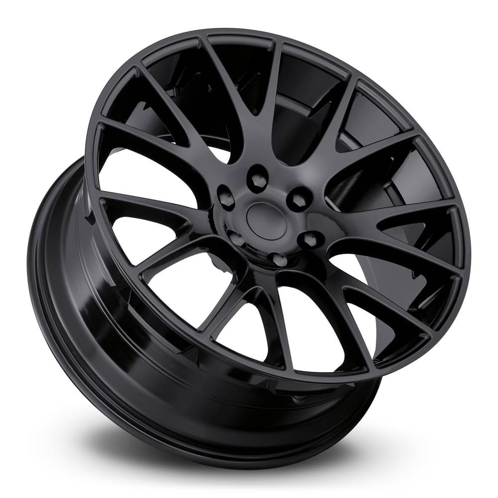 Factory Reproductions FR 70 Gloss Black 22x10 +25.4 6x139.7mm 77.8mm