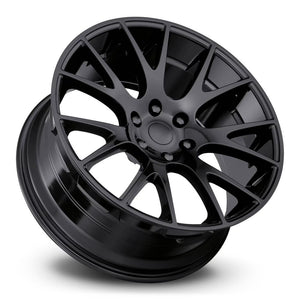 Factory Reproductions FR 70 Gloss Black 22x10 +25.4 6x139.7mm 77.8mm