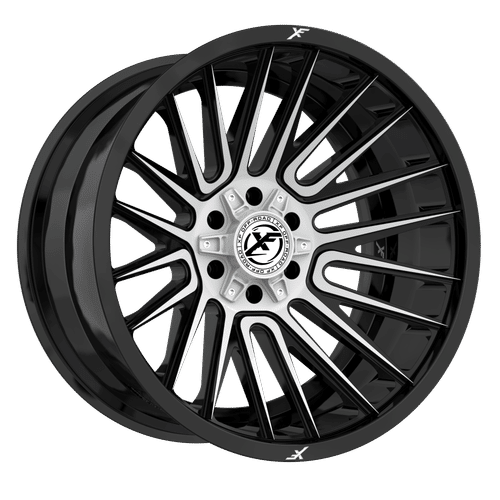 XF Off-Road XF-234 Gloss Black Machined 20x10 -12 8x165.1|8x180mm 125.2mm - Wheelwiz