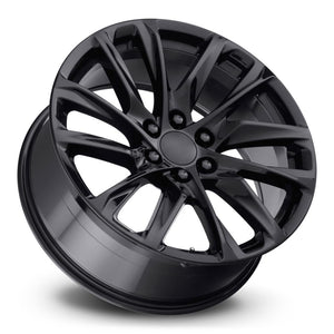 Factory Reproductions FR 98 Gloss Black 20x9 +28 6x139.7mm 78.1mm