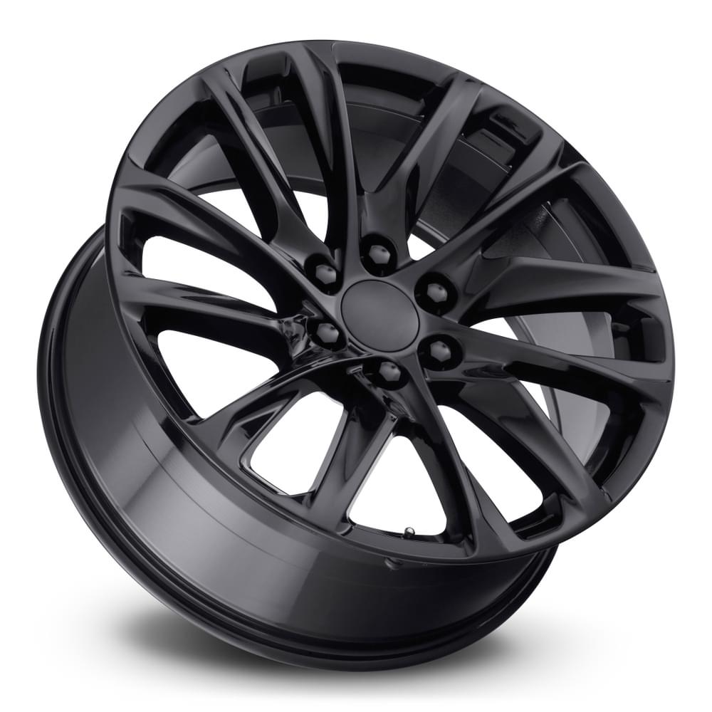 Factory Reproductions FR 98 Gloss Black 22x9 +28 6x139.7mm 78.1mm
