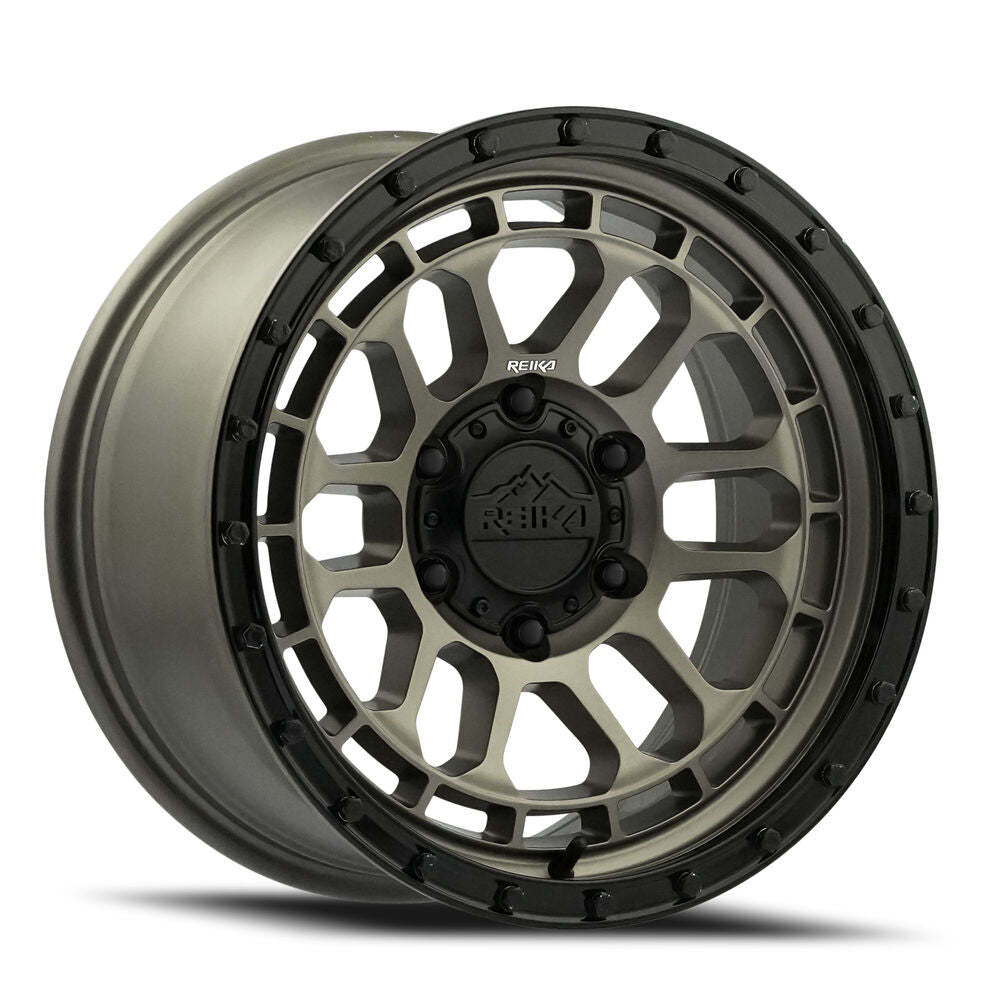 Reika R35 Satin Bronze/ Satin Black Ring 17x8.5 0 6x139.7mm 106.1mm