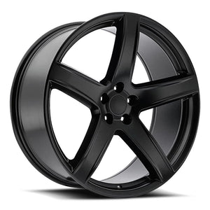 Factory Reproductions FR 77 Satin Black 22x9.5 +18 5x115mm 71.5mm
