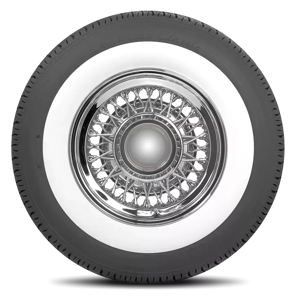 Coker American Classic Radial (3/8 INCH Whitewall) 235/60R16 - Wheelwiz