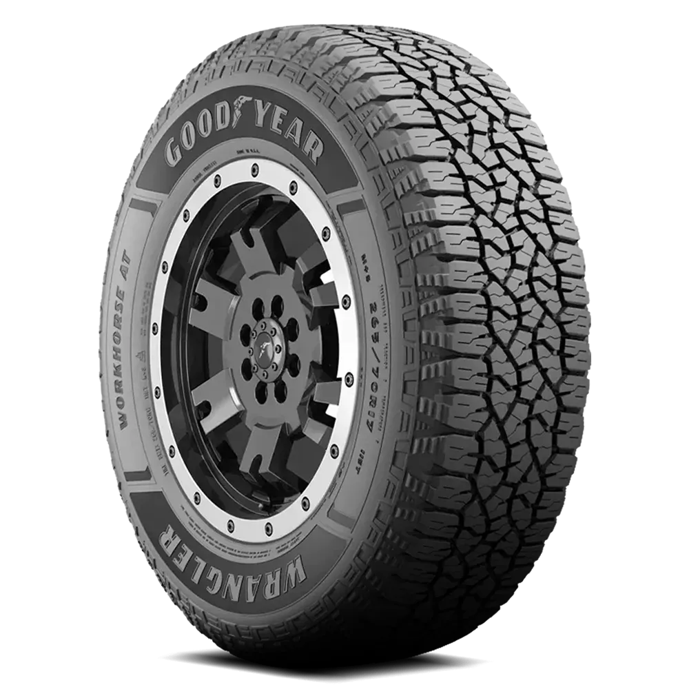 Goodyear WRANGLER WORKHORSE AT LT245/75R17 121/118S E/10 - Wheelwiz