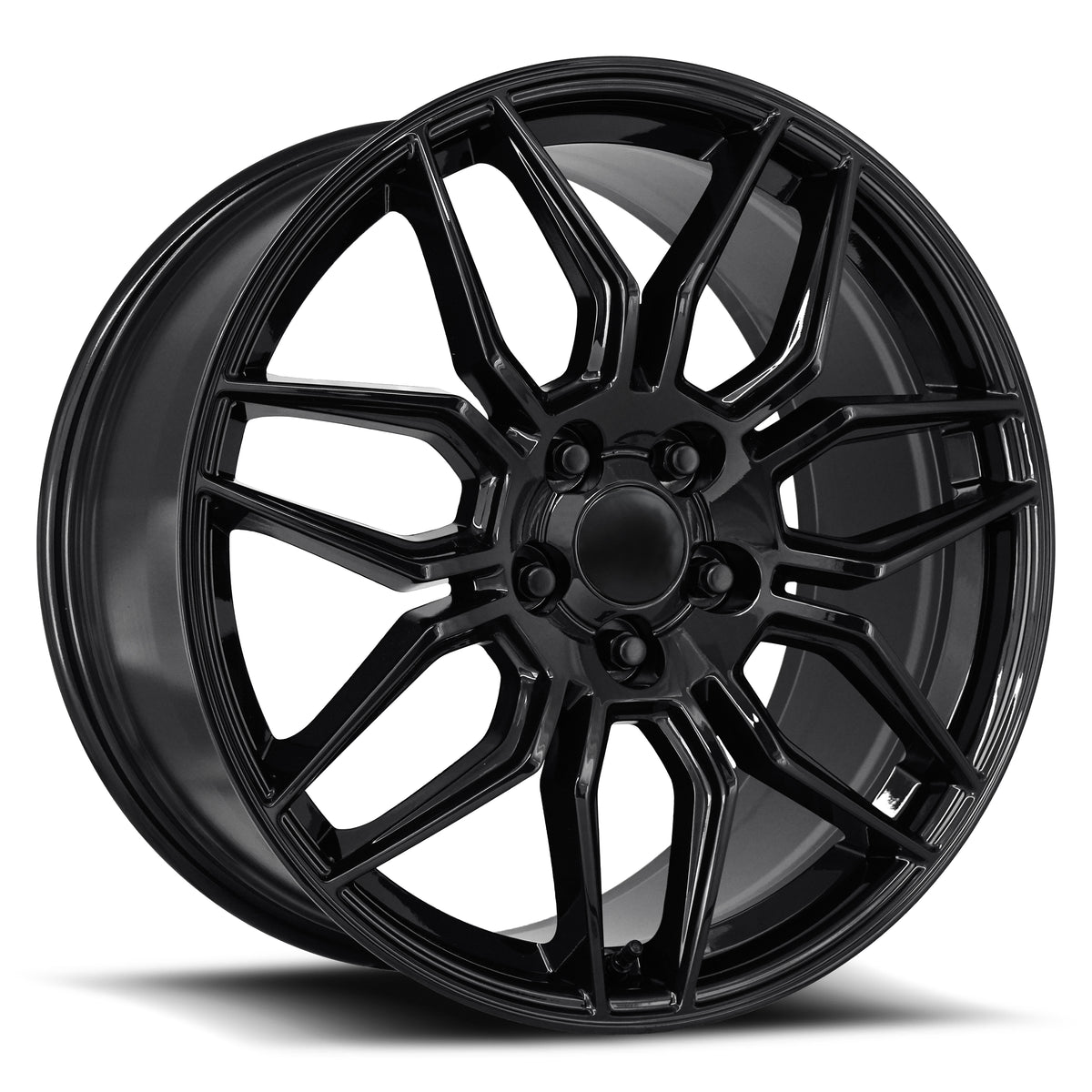 Factory Reproductions FR 401 Gloss Black 20x10 +79 5x120.65mm 70.3mm