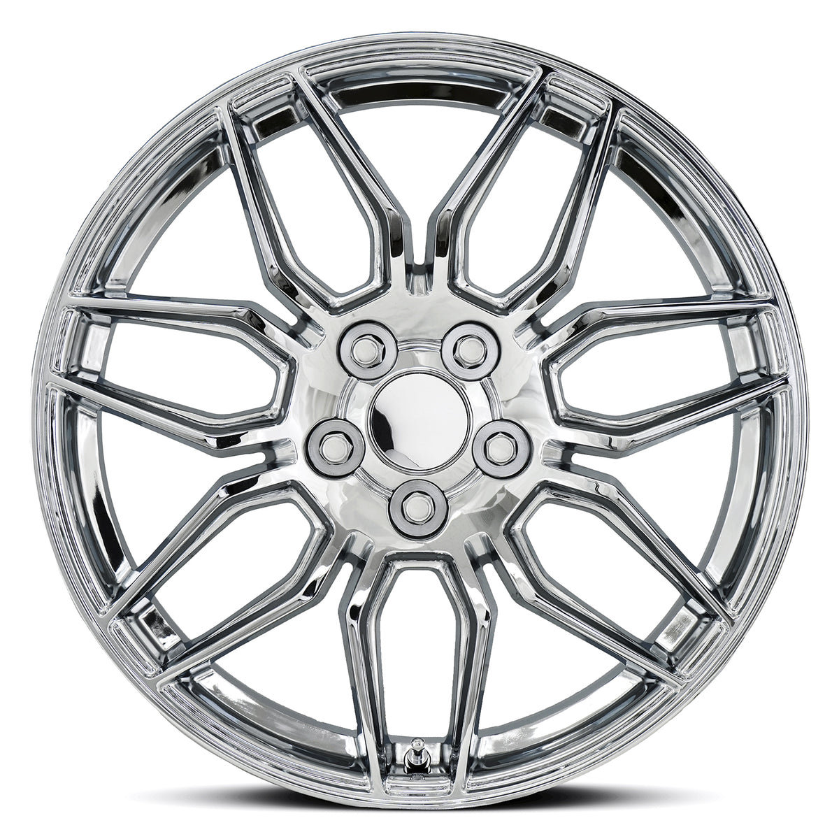 Factory Reproductions FR 401 Chrome 19x8.5 +38 5x120mm 66.9mm