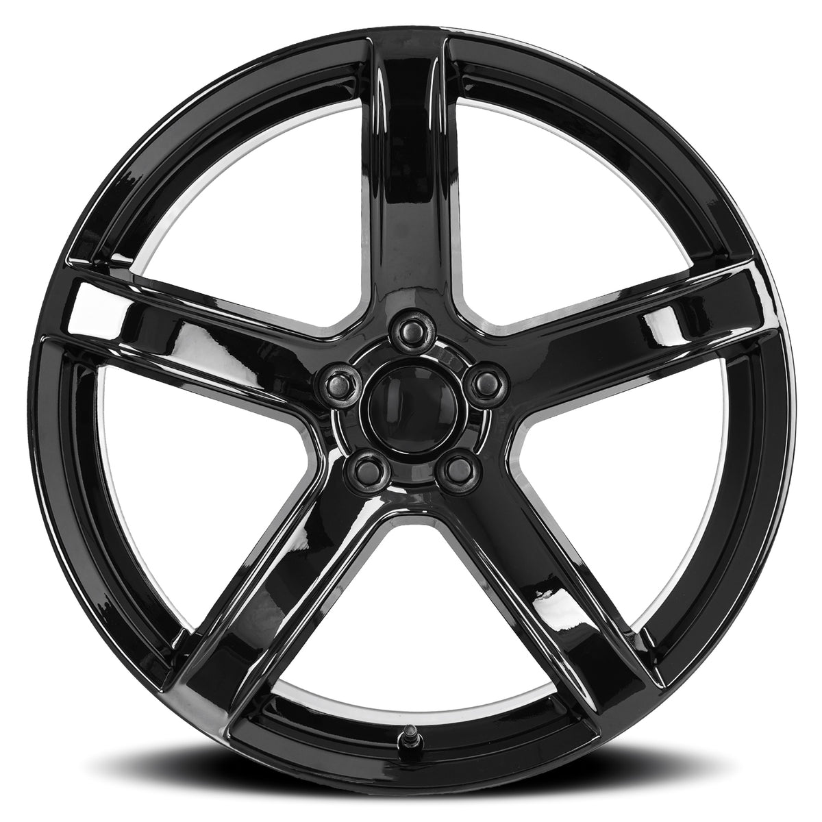 Factory Reproductions FR 77F Gloss Black 20x9.5 +15 5x115mm 71.5mm