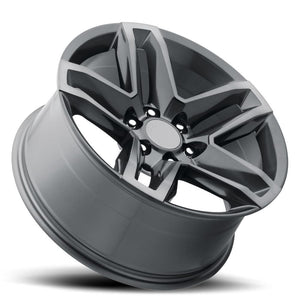 Factory Reproductions FR 94 Satin Titanium Grey Machine Face Wdark Clr 20x9 +15 6x139.7mm 78.1mm