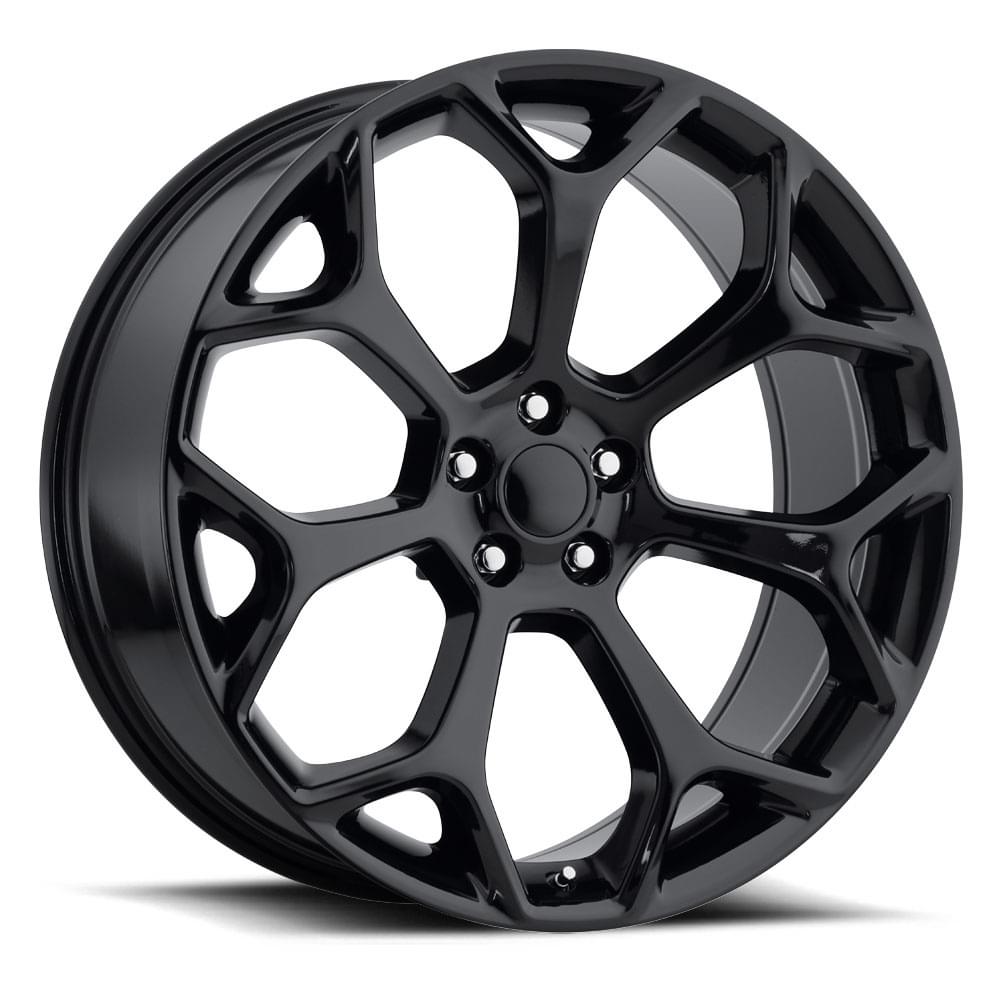 Factory Reproductions FR 71 Gloss Black 20x9 +18 5x115mm 71.5mm