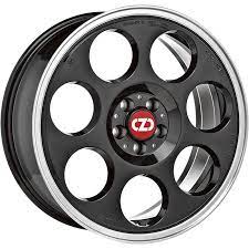 OZ ANNIVERSARY 45 18x7.5 +35 5x112 75 BLACK DIAMOND LIP - WheelWiz