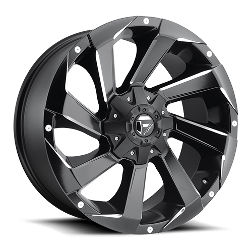 Fuel Offroad D592 RAZOR MATTE BLACK MILLED 20x9 +20 6x135|6x139.7mm 106.1mm - Wheelwiz