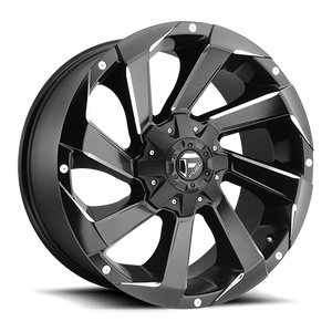 Fuel Offroad D592 RAZOR MATTE BLACK MILLED 20x9 +20 6x135|6x139.7mm 106.1mm - Wheelwiz