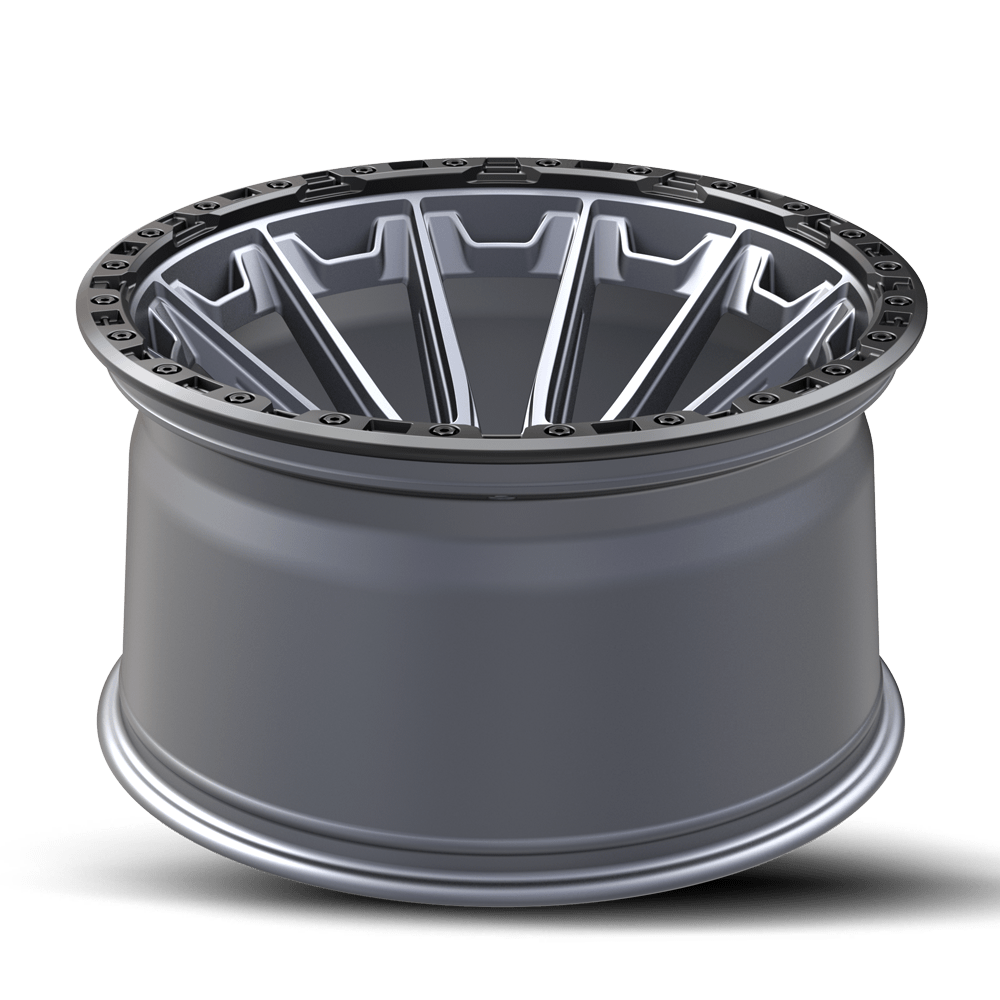 Vortek VRT-601 Matte Titanium Black Bead Ring 17x9 0 6x135|6x139.7mm 106.1mm - Wheelwiz