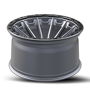 Vortek VRT-601 Matte Titanium Black Bead Ring 17x9 0 6x135|6x139.7mm 106.1mm - Wheelwiz