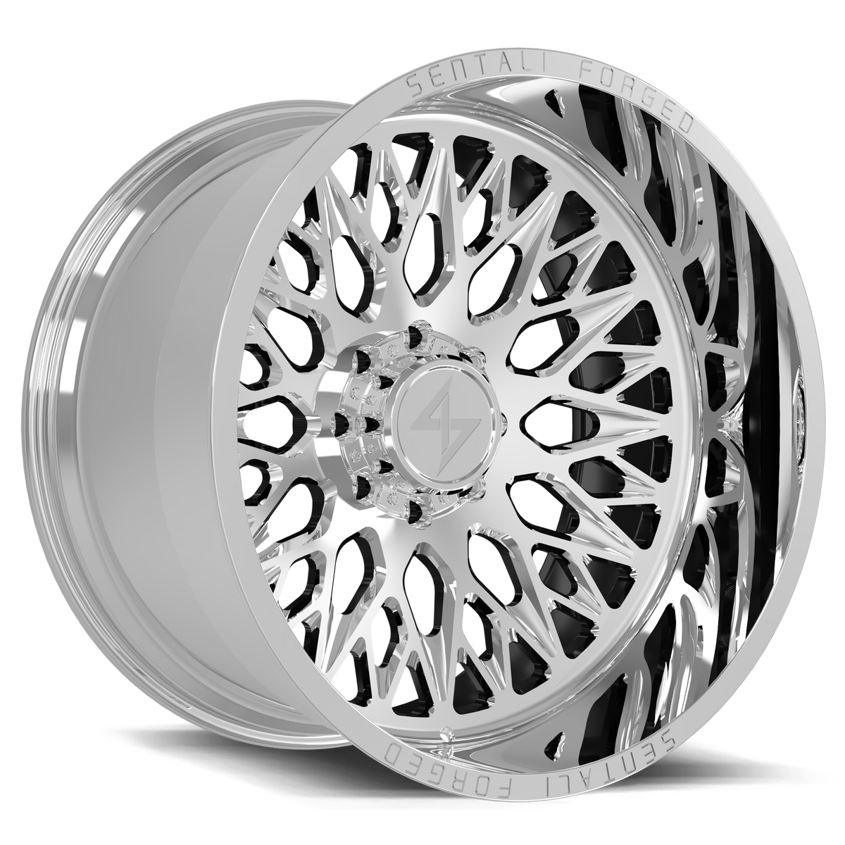 Sentali SF-6 Polished 22x10 -24 8x165.1mm 125.2mm - Wheelwiz