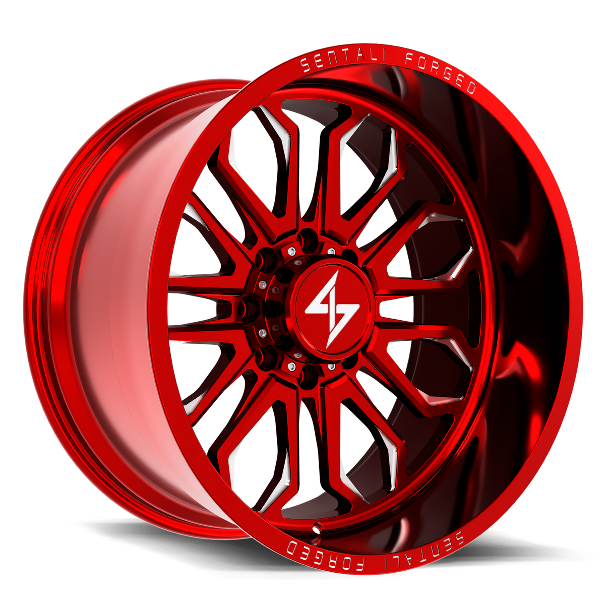 Sentali SF-3 Red Milled 28x16 -99 8x165.1mm 125.2mm - Wheelwiz