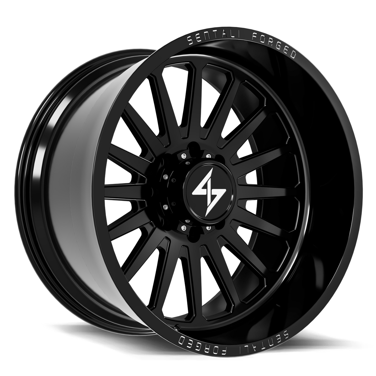 Sentali SF-2 Gloss Black 28x16 -99 5x139.7mm 77.8mm - Wheelwiz