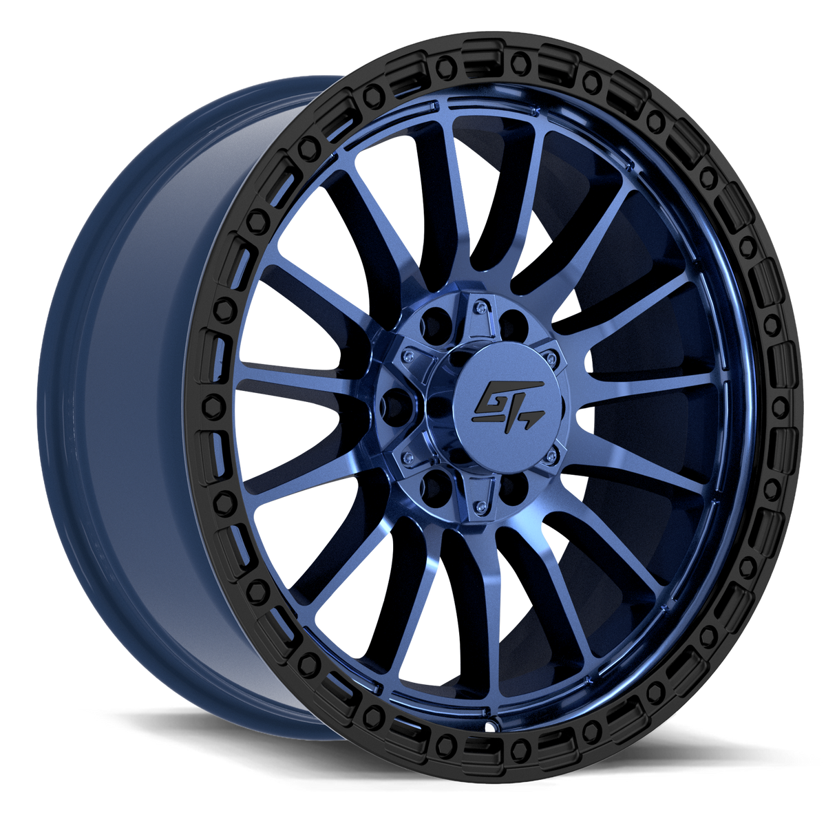 GT Off-Road RENEGADE Midnight Blue with Black Ring 20x10 -18 6x135|6x139.7mm 0mm - Wheelwiz