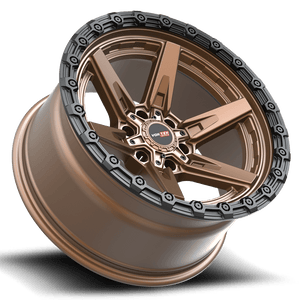 Vortek VRT-602 Matte Bronze With Black Bead Ring 18x9 -12 6x135|6x139.7mm 106.1mm - Wheelwiz