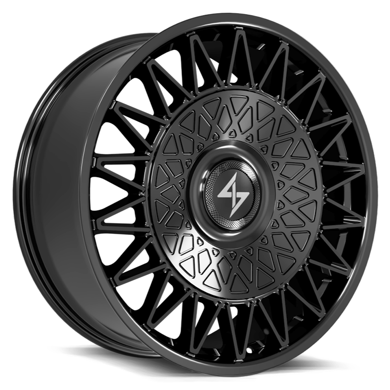 Sentali CROWN Gloss Black 22x10.5 +35 5x127|5x120mm 74.1mm - Wheelwiz