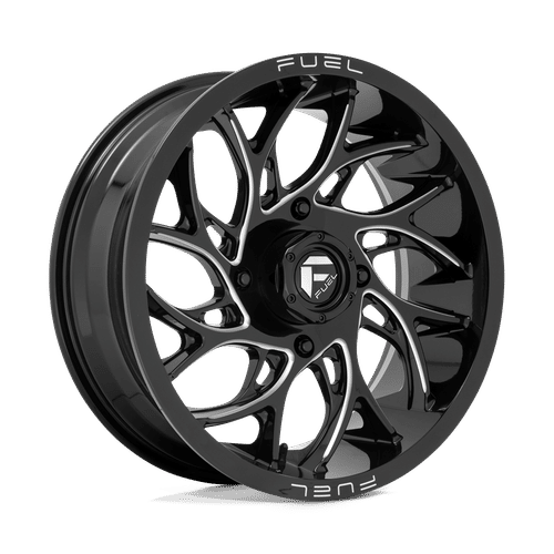 Fuel Offroad D741 GLOSS BLACK MILLED 18x7 +13 4x137mm 110.1mm - Wheelwiz
