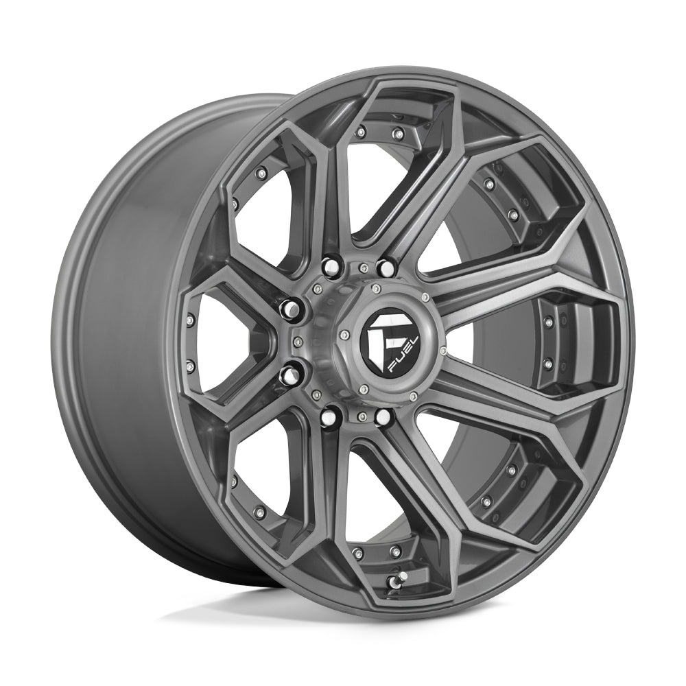 Fuel Offroad D705 SIEGE ANTHRACITE BRUSHED TINT CLEAR 26x14 -75 5x127mm 71.5mm - Wheelwiz