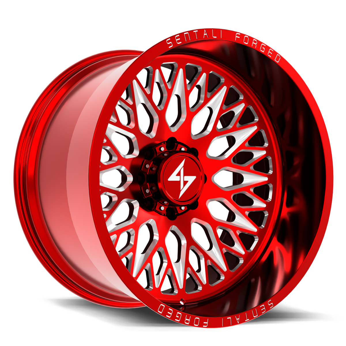 Sentali SF-6 Red Milled 28x16 -99 8x165.1mm 125.2mm - Wheelwiz