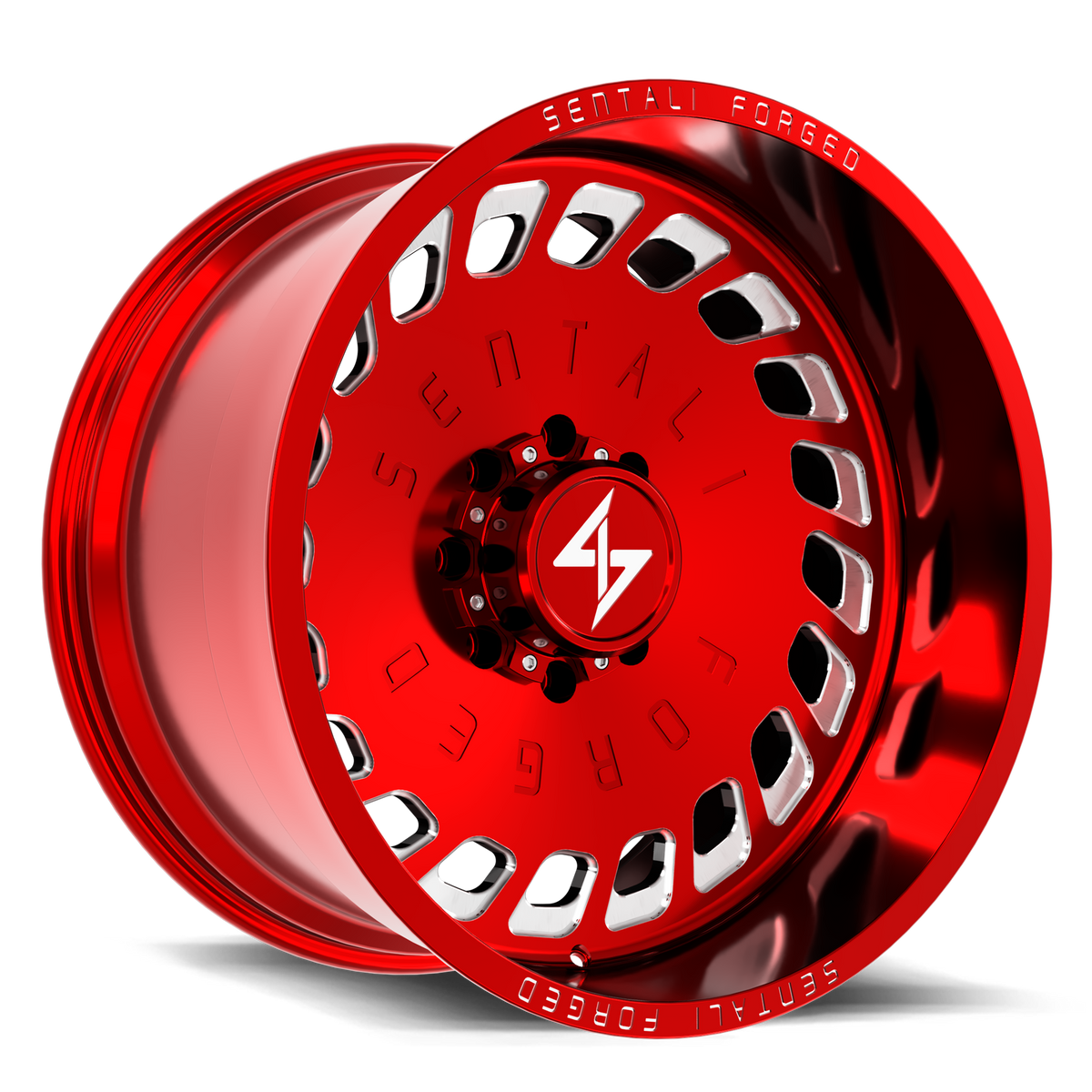 Sentali SF-4 Red Milled 28x16 -99 8x165.1mm 125.2mm - Wheelwiz