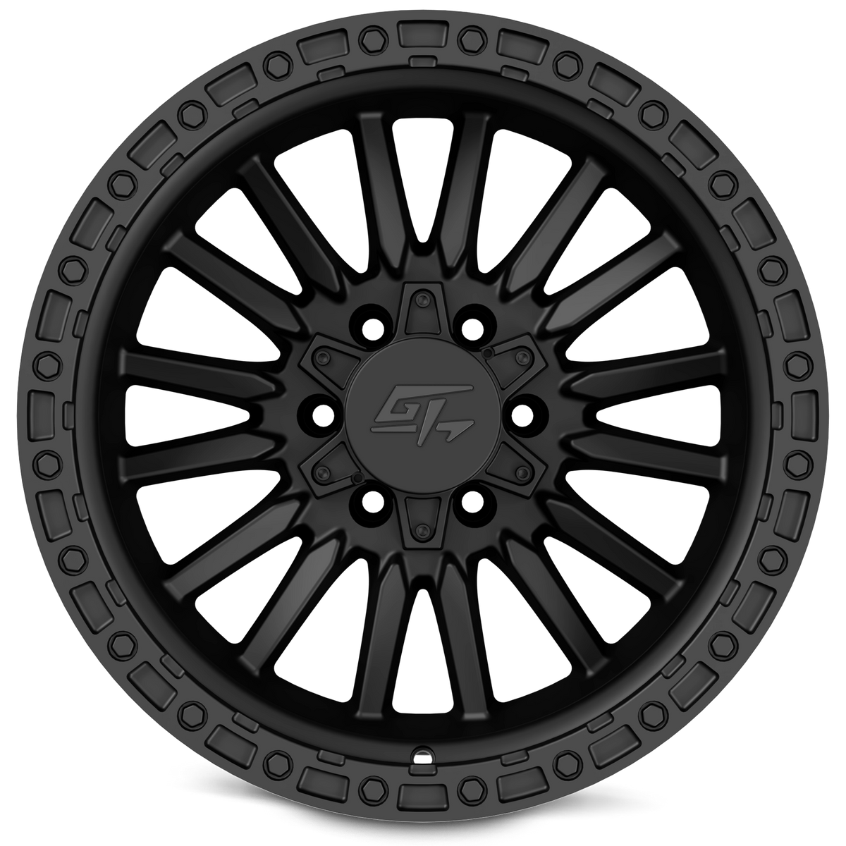 GT Off-Road CHAMBER Matte Black 20x12 -44 6x135|6x139.7mm 106.1mm - Wheelwiz