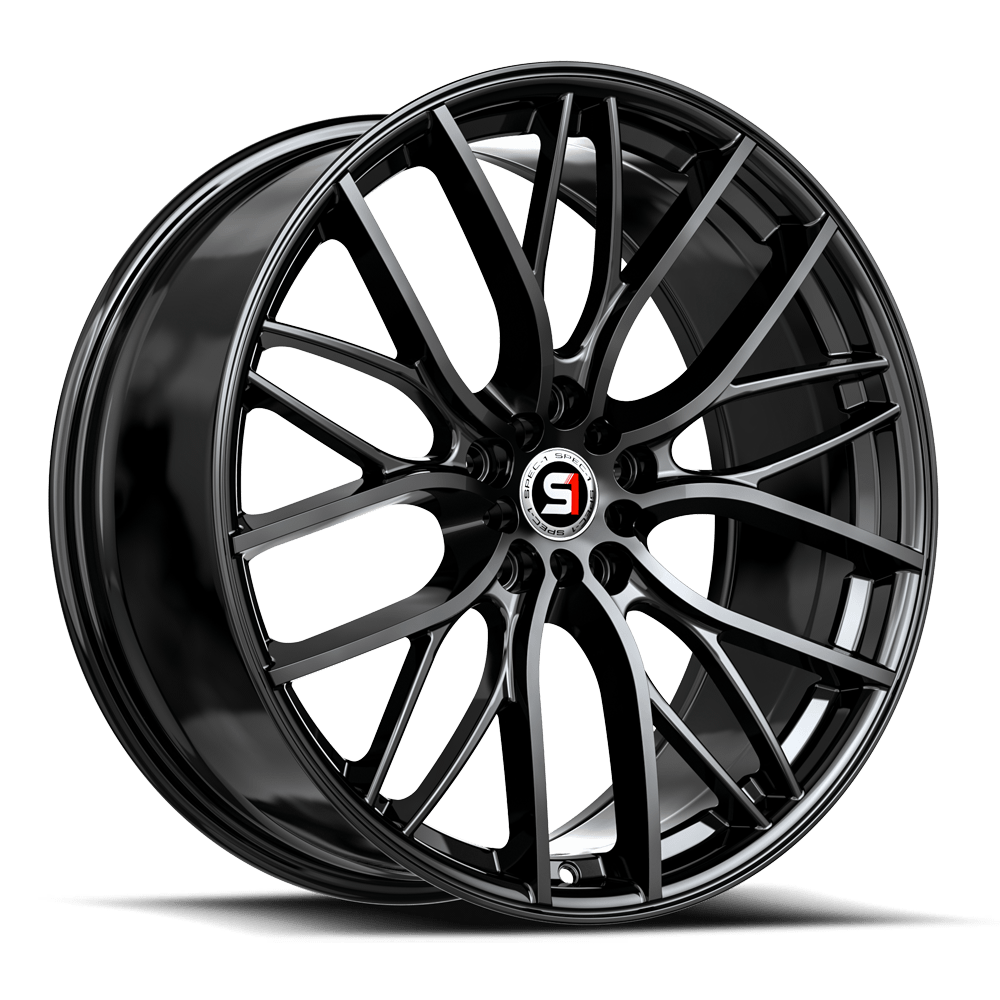 Spec-1 SP-61 Gloss Black 18x8 +38 5x112|5x114.3mm 73.1mm - Wheelwiz