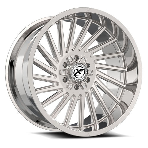 XF Off-Road XF-239 Chrome 24x12 -44 8x165.1|8x170mm 125.2mm - Wheelwiz