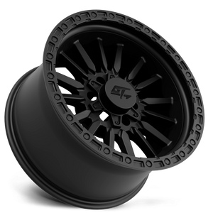 GT Off-Road CHAMBER Matte Black 18x12 -44 8x165.1|8x180mm 125.2mm - Wheelwiz