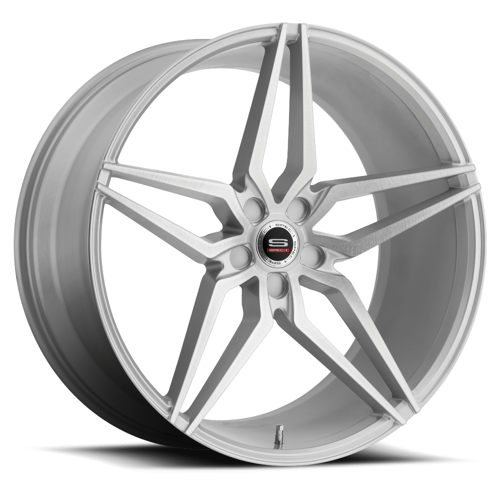 Spec-1 SPM-81 Silver Brushed 20x9 +38 5x114.3mm 73.1mm - Wheelwiz