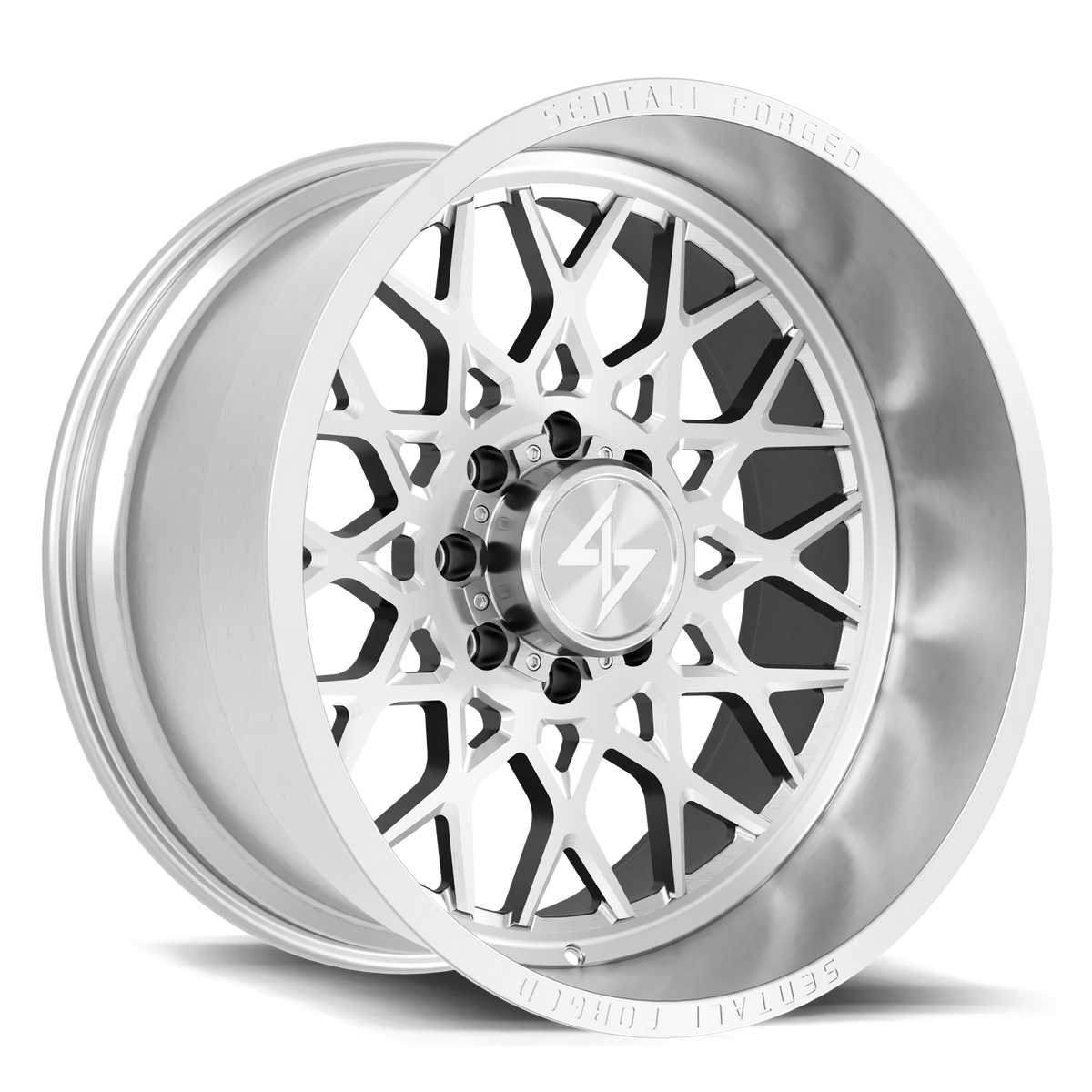 Sentali SF-5 Brushed Milled 22x10 -24 8x170mm 125.2mm - Wheelwiz
