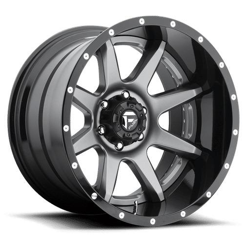 Fuel Offroad D238 MATTE GUN METAL BLACK LIP 20x10 -19 5x150mm 110.1mm - Wheelwiz
