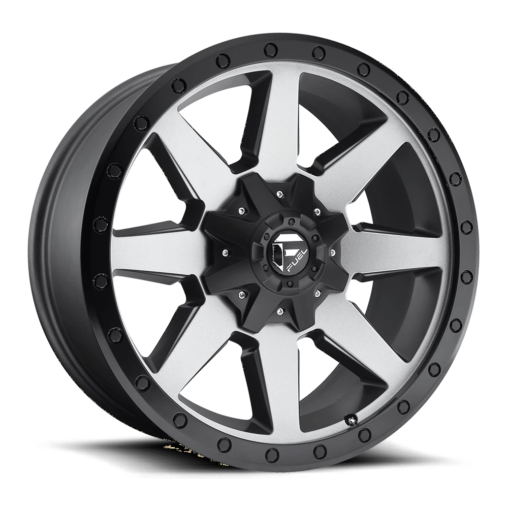 Fuel Offroad D599 WILDCAT MATTE GUN METAL BLACK BEAD RING 20x9 +1 6x135|6x139.7mm 106.1mm - Wheelwiz