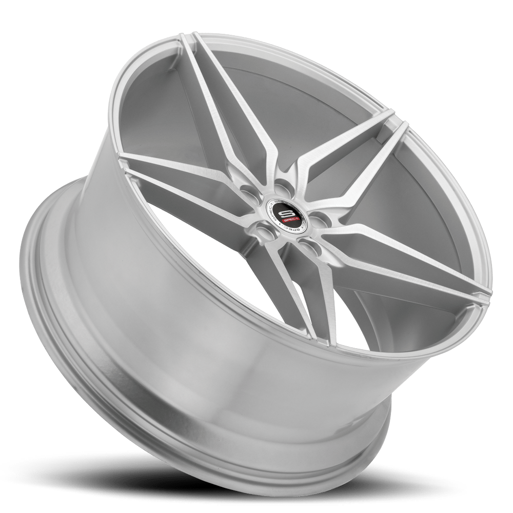 Spec-1 SPM-81 Silver Brushed 20x9 +38 5x114.3mm 73.1mm - Wheelwiz