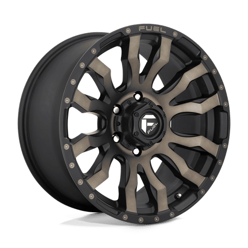 Fuel Offroad D674 MATTE BLACK DOUBLE DARK TINT 20x12 -44 6x139.7mm 106.1mm - Wheelwiz