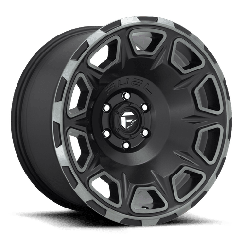 Fuel Offroad D686 VENGEANCE MATTE BLACK DOUBLE DARK TINT 20x9 +1 6x139.7mm 106.1mm - Wheelwiz